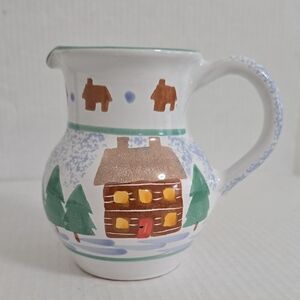 Messa International Hungary Handmade Pottery Pitcher
